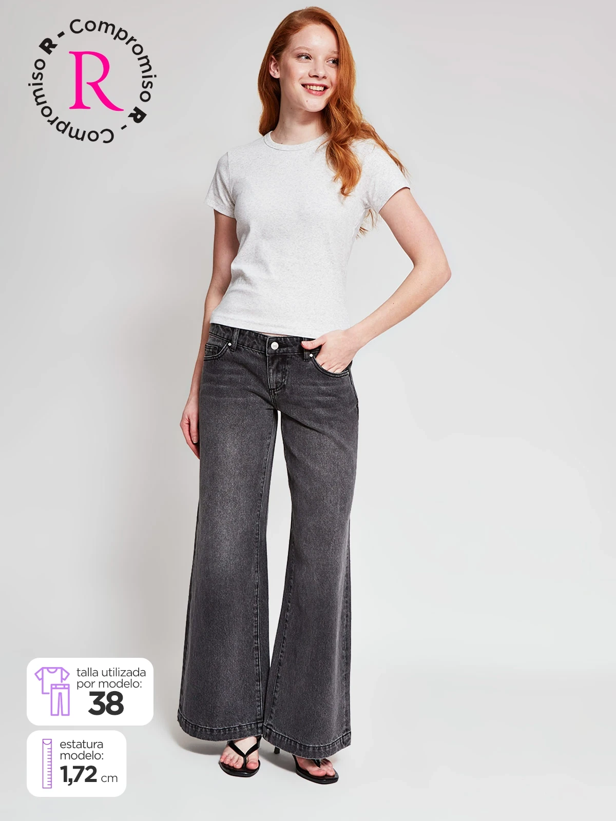JEANS ALGODÓN REGULAR MUJER INDEX - 1