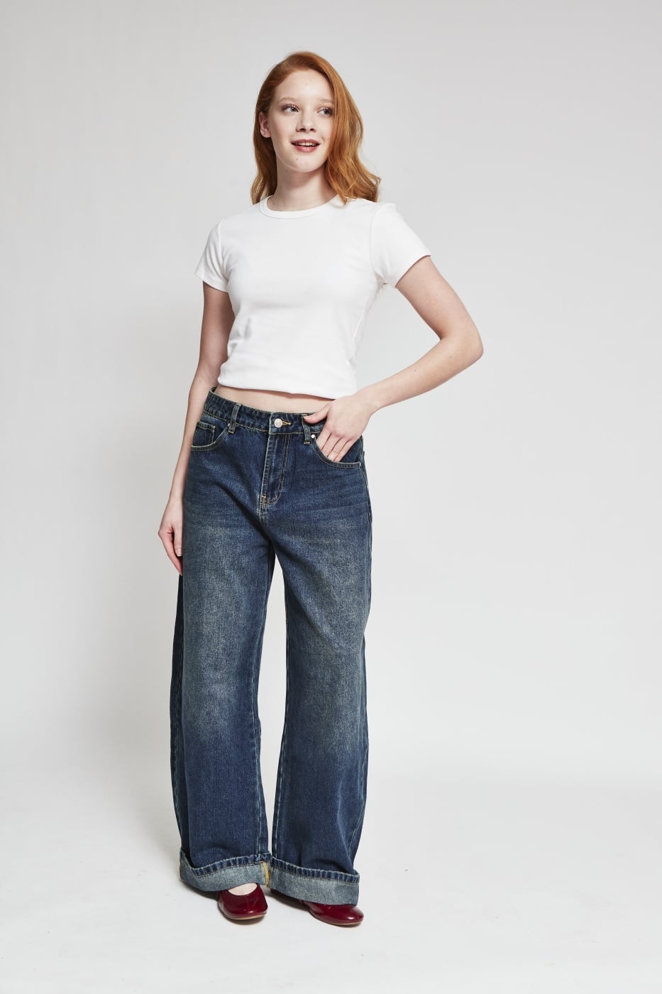 JEANS ALGODÓN REGULAR MUJER INDEX - 1