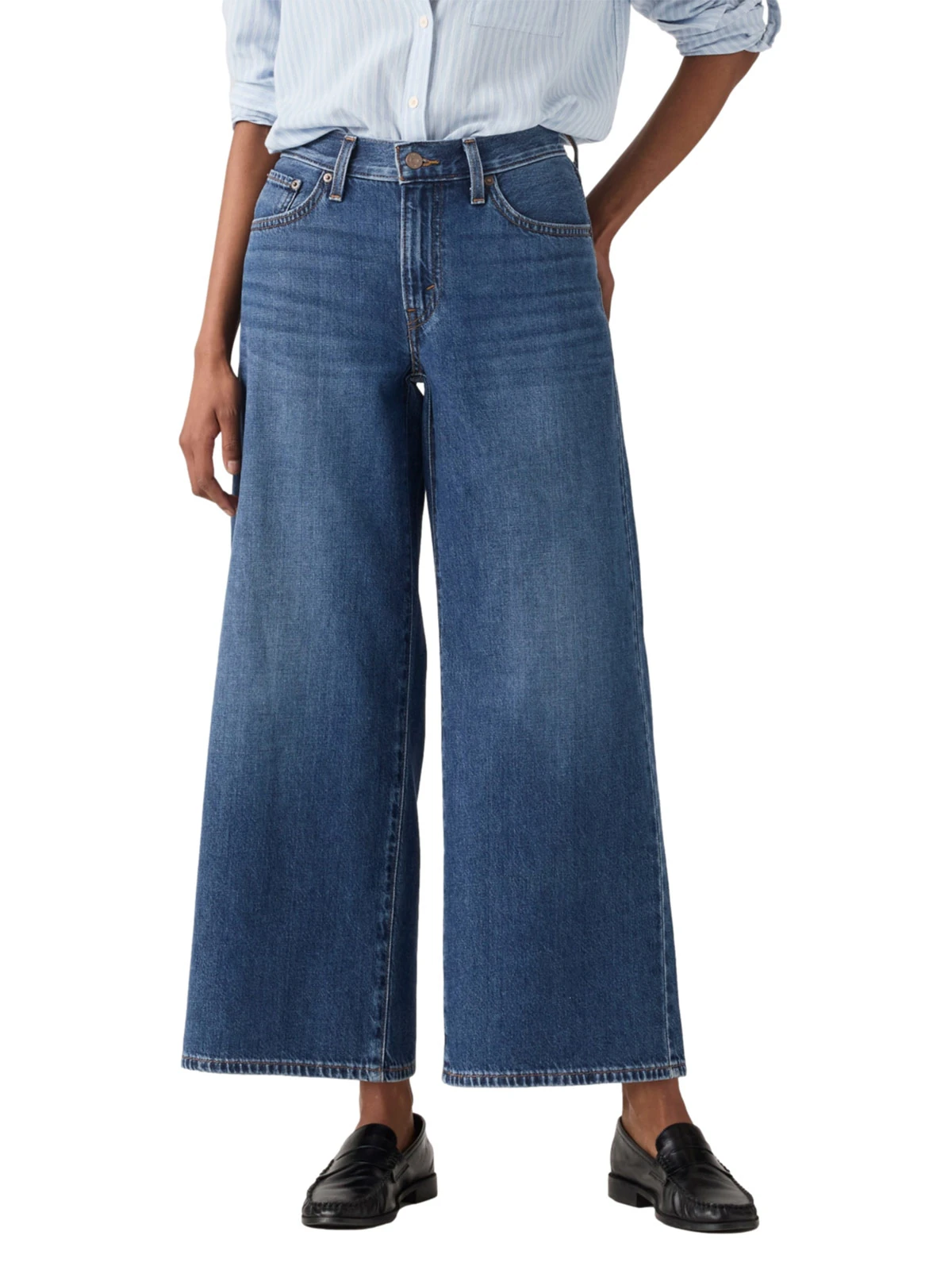 JEANS WIDE LEG ANKLE MUJER LEVI'S KISS GOODBYE - 2