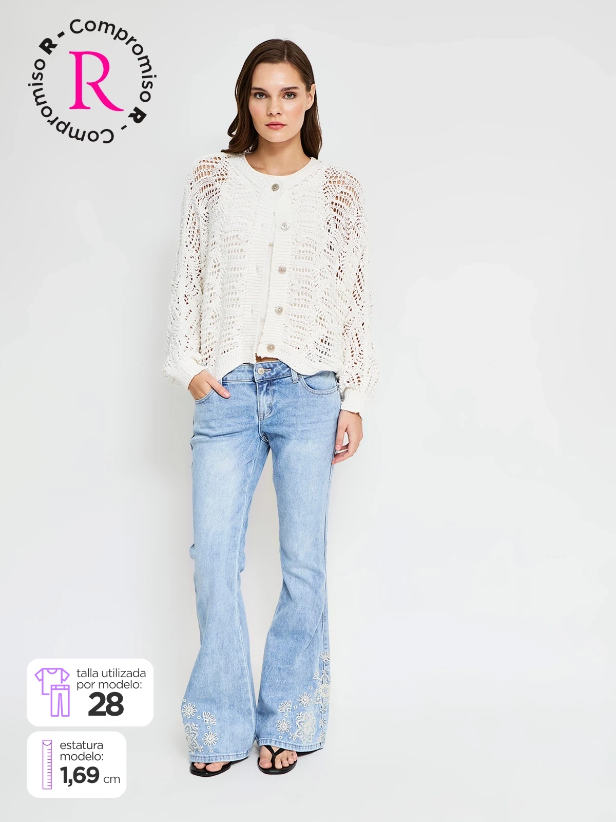 JEANS ALGODÓN REGULAR MUJER INDEX - 1