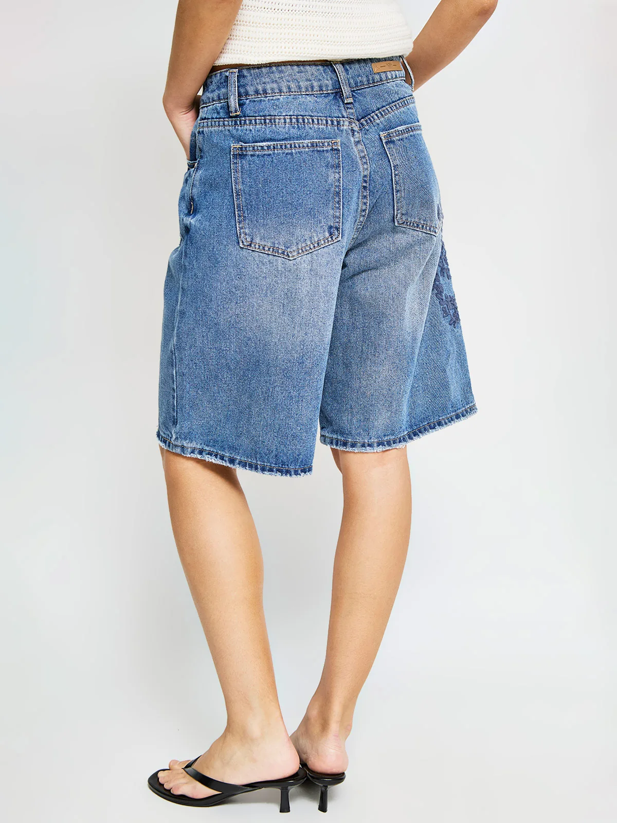 SHORT LARGO ALGODÓN MUJER INDEX - 3