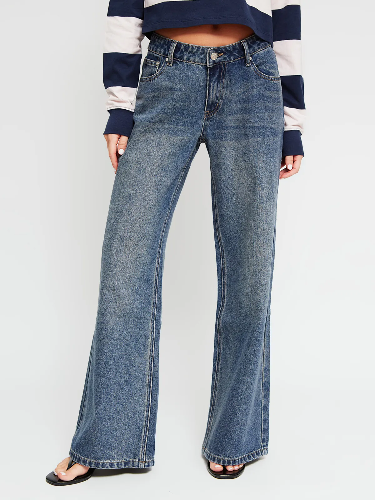 JEANS ALGODÓN WIDE LOW MUJER INDEX - 2