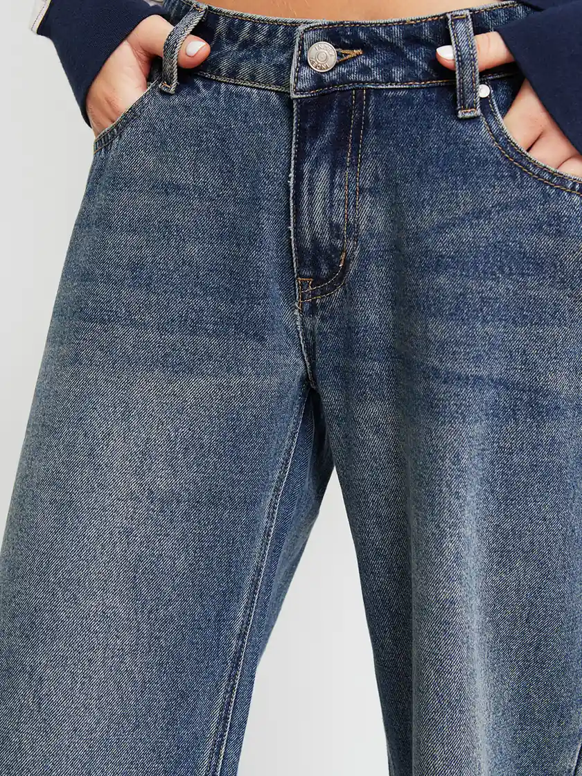 JEANS ALGODÓN WIDE LOW MUJER INDEX - 4