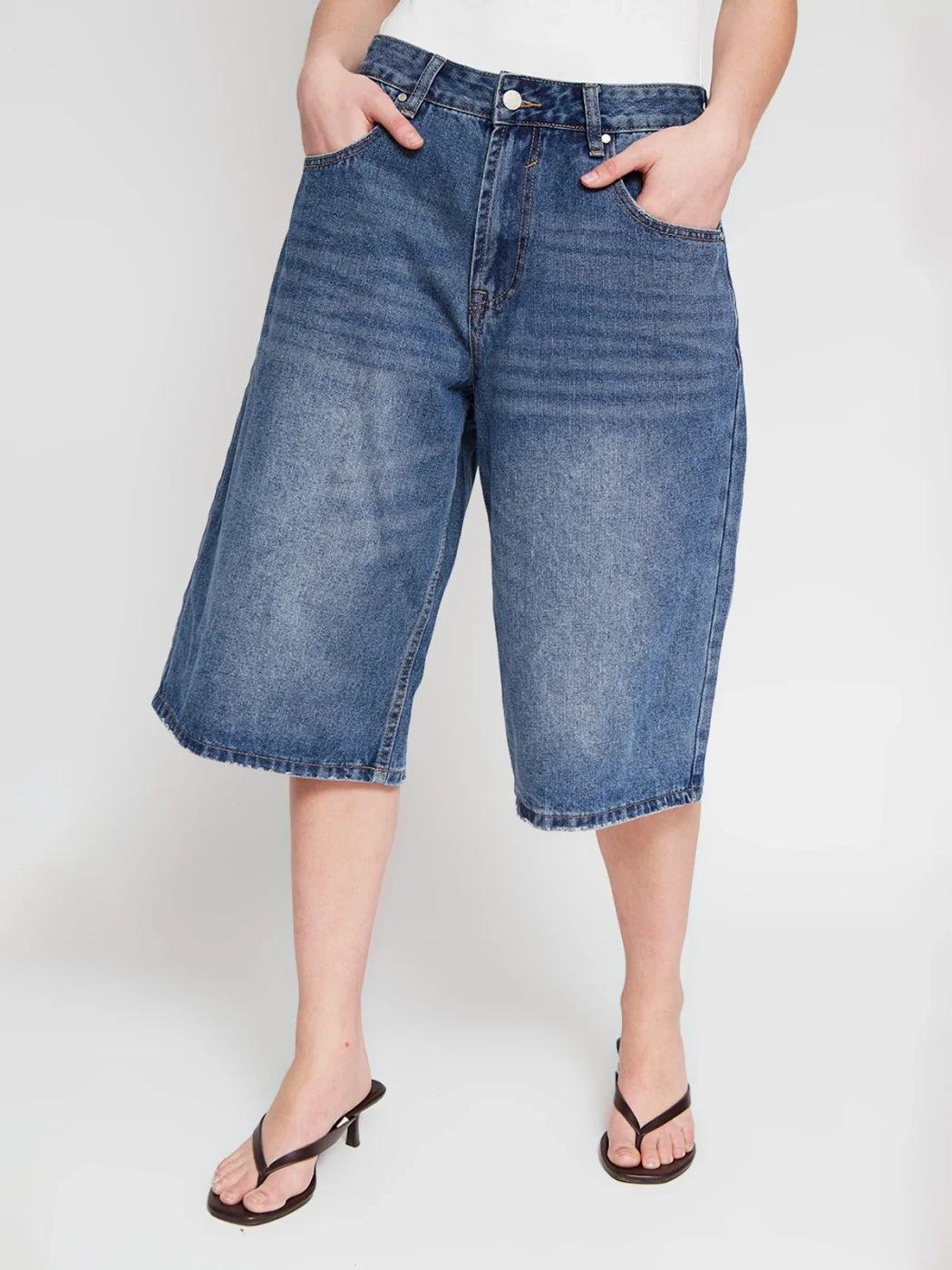 SHORT LARGO ALGODÓN MUJER INDEX - 3