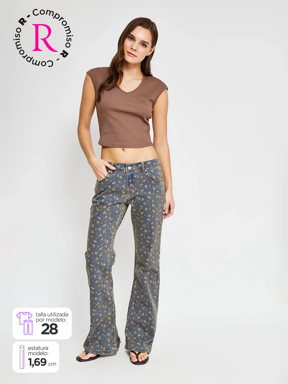 JEANS ALGODÓN REGULAR MUJER INDEX - 1