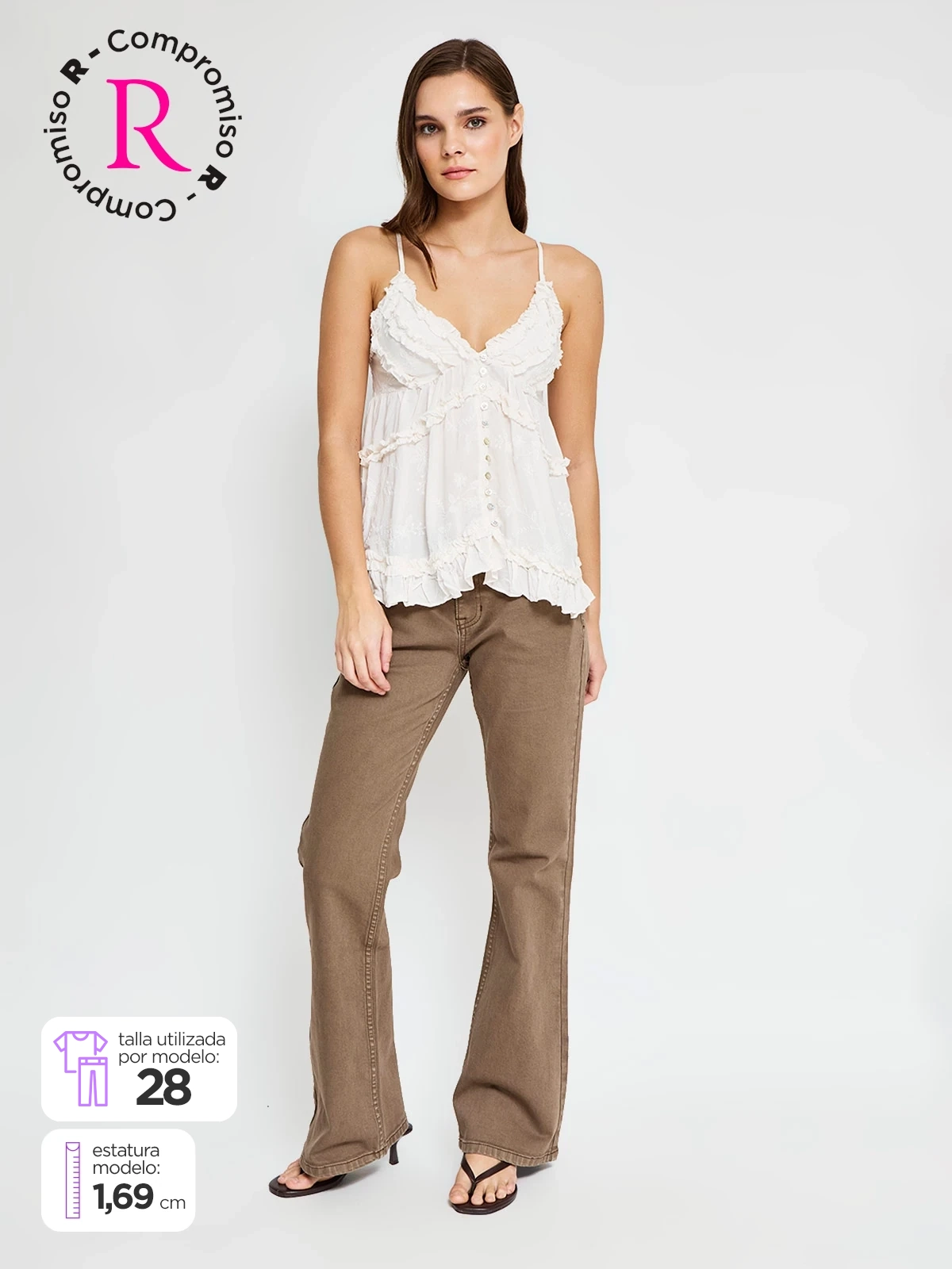 JEANS ALGODÓN REGULAR MUJER INDEX - 1