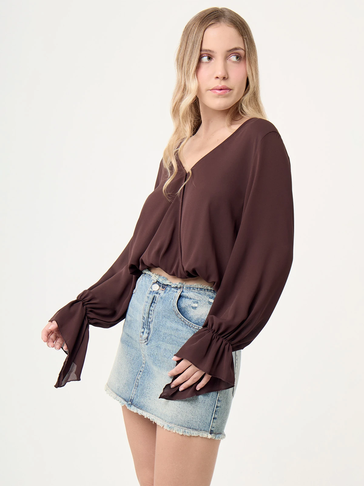 BLUSA MANGA LARGA MUJER INDEX FEGASA - 3