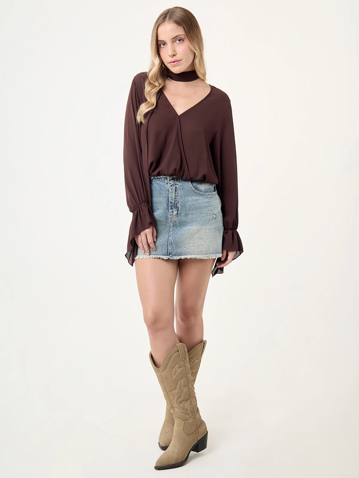 BLUSA MANGA LARGA MUJER INDEX FEGASA - 5