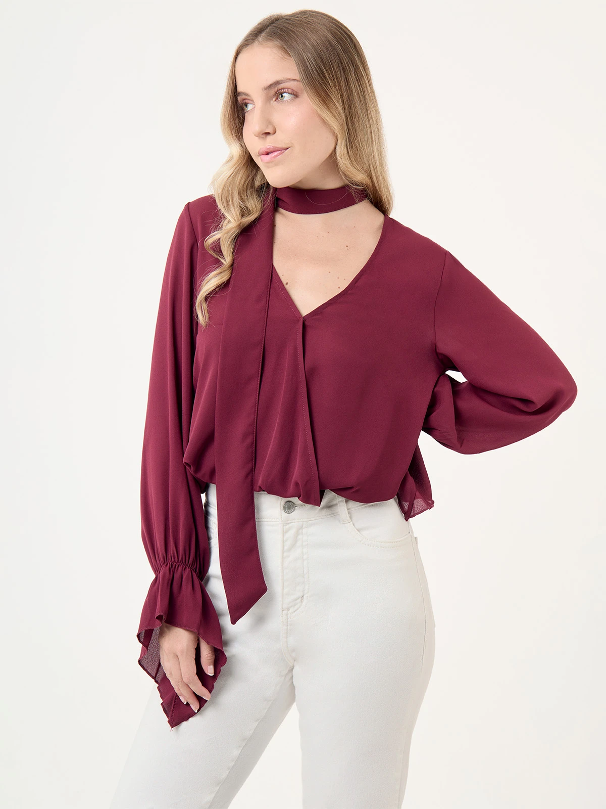 BLUSA MANGA LARGA MUJER INDEX FEGASA - 1