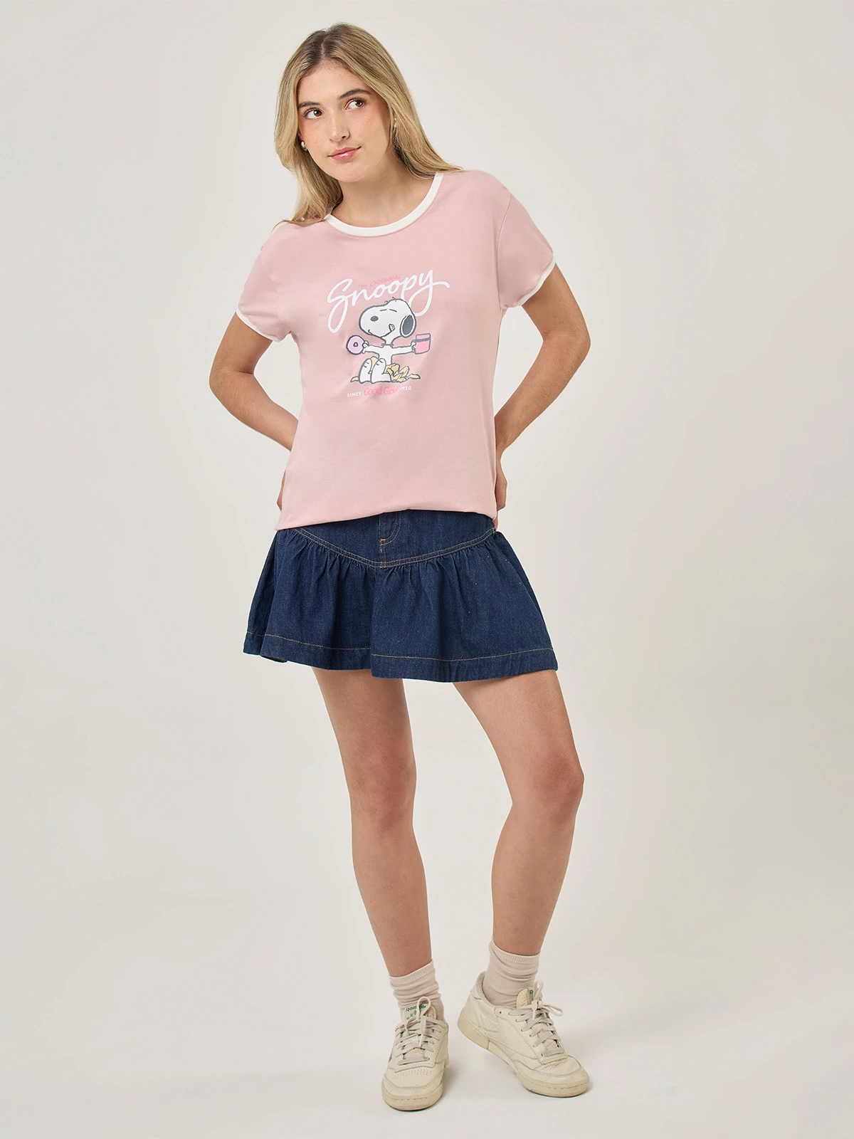 POLO MANGA CORTA ALGODÓN MUJER INDEX SNOOPY - 5