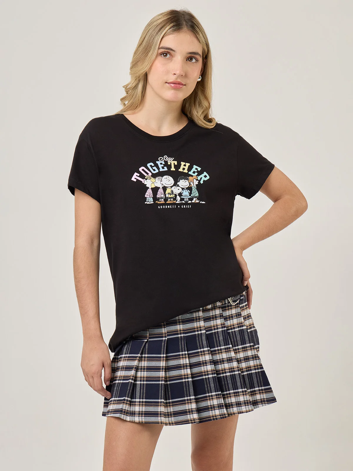 POLO MANGA CORTA ALGODÓN MUJER INDEX SNOOPY - 1