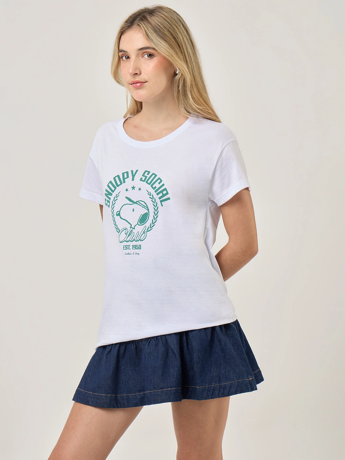 POLO MANGA CORTA ALGODÓN MUJER INDEX SNOOPY - 3