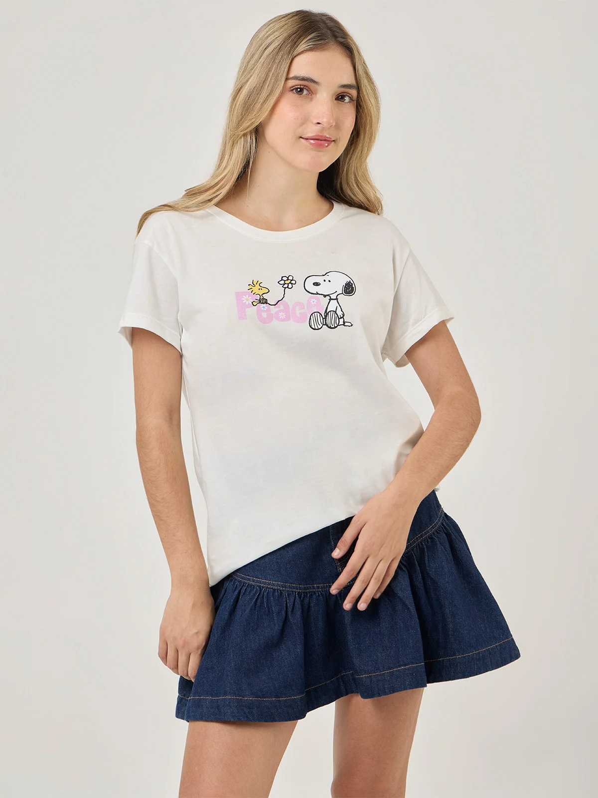 POLO MANGA CORTA ALGODÓN MUJER INDEX SNOOPY - 1