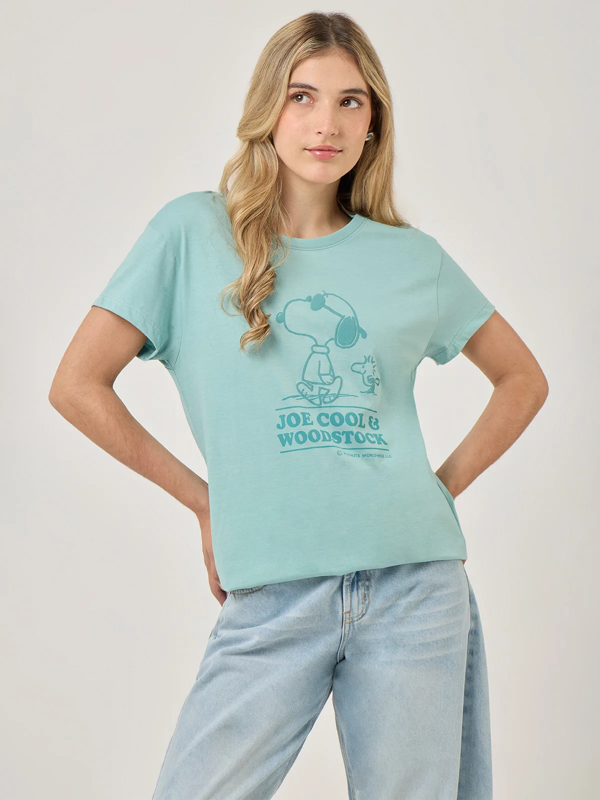 POLO MANGA CORTA ALGODÓN MUJER INDEX SNOOPY - 1