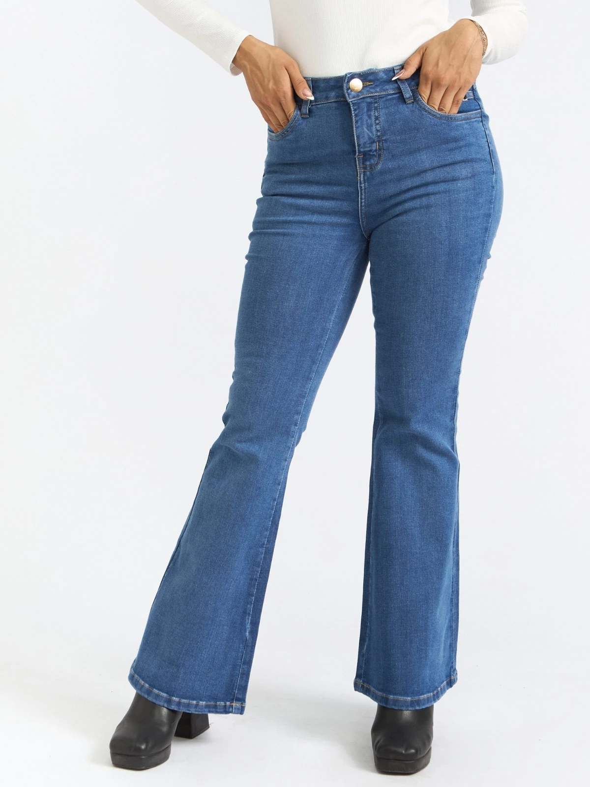 JEANS FLARE MUJER PARADA 111 ANYA - 1