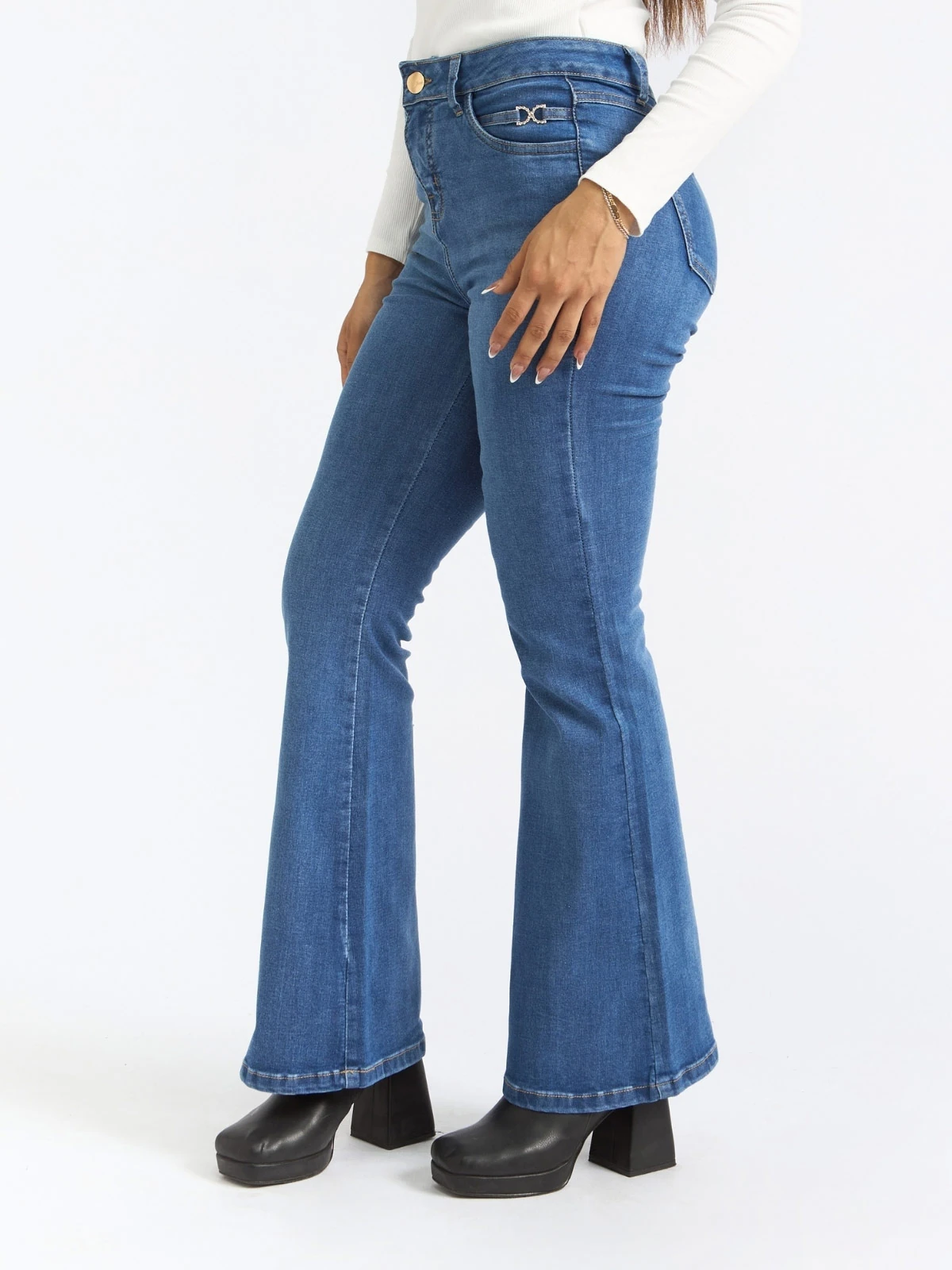 JEANS FLARE MUJER PARADA 111 ANYA - 3