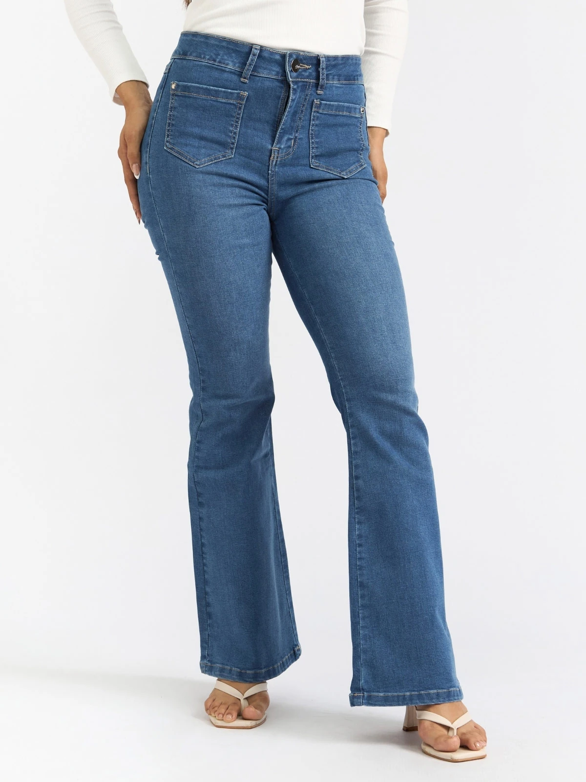 JEANS FLARE MUJER PARADA 111 JANDI - 1