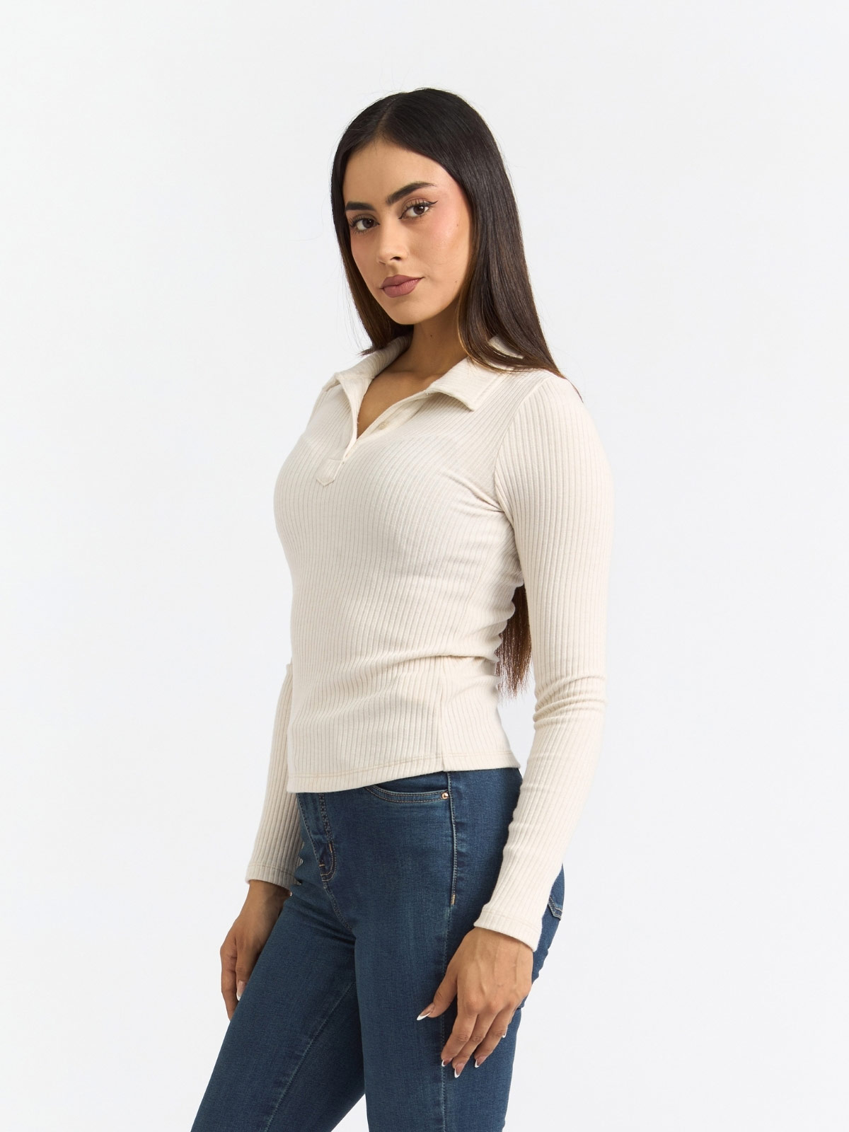 POLO MANGA LARGA MUJER PARADA 111 MERY - 1