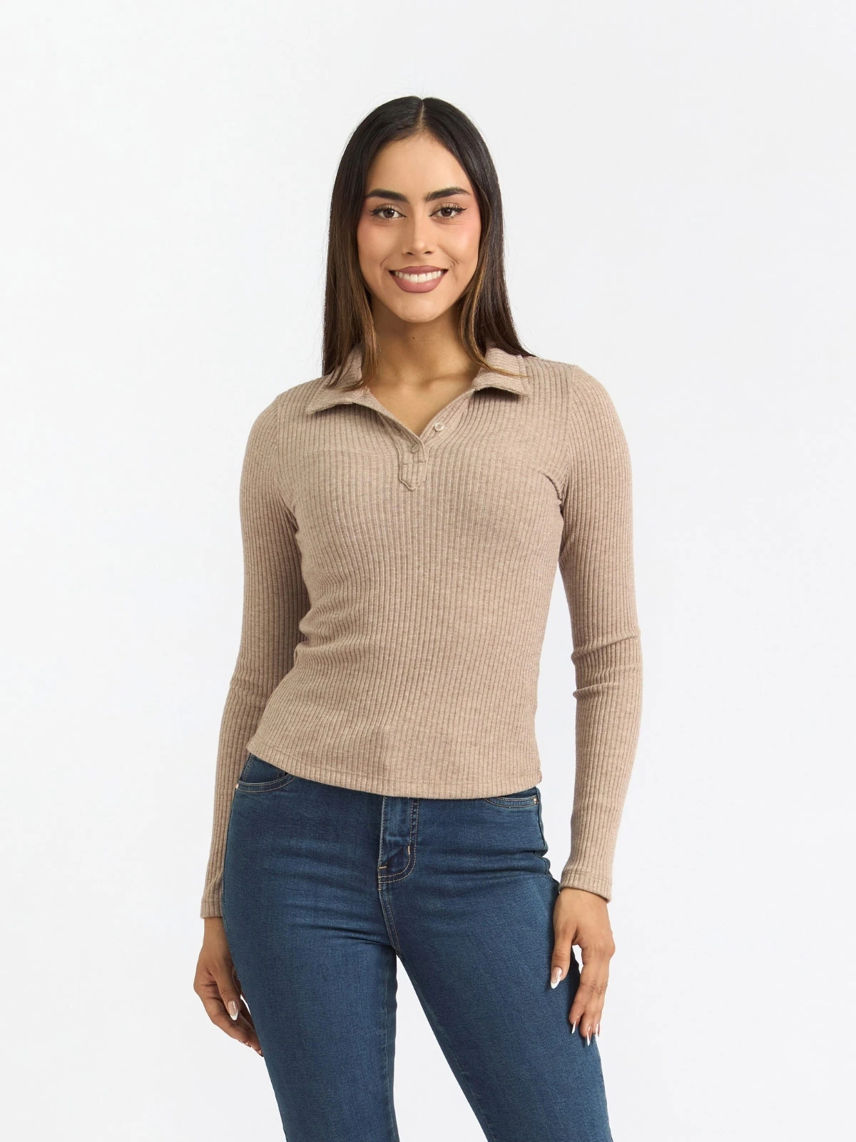 POLO MANGA LARGA MUJER PARADA 111 MERY - 1