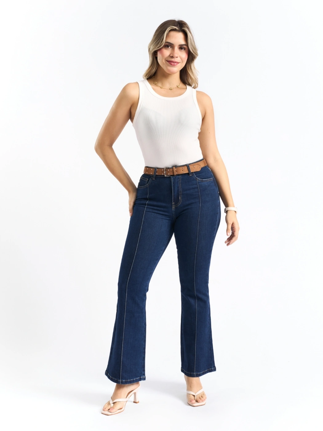 JEANS FLARE MUJER PARADA 111 MEILY - 5