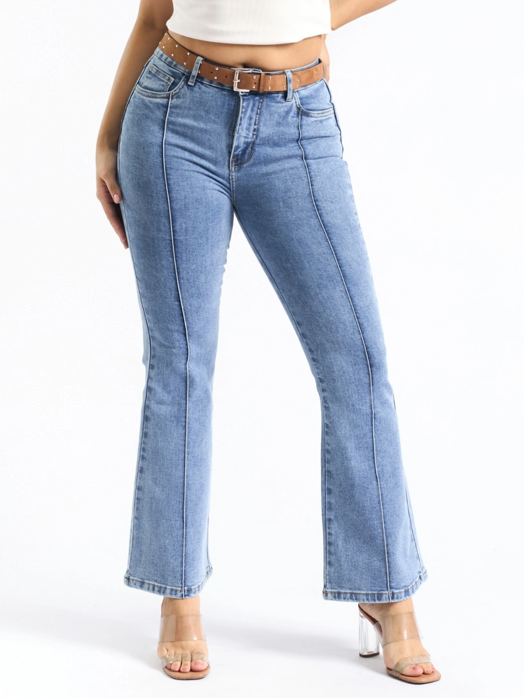 JEANS FLARE MUJER PARADA 111 MEILY - 1
