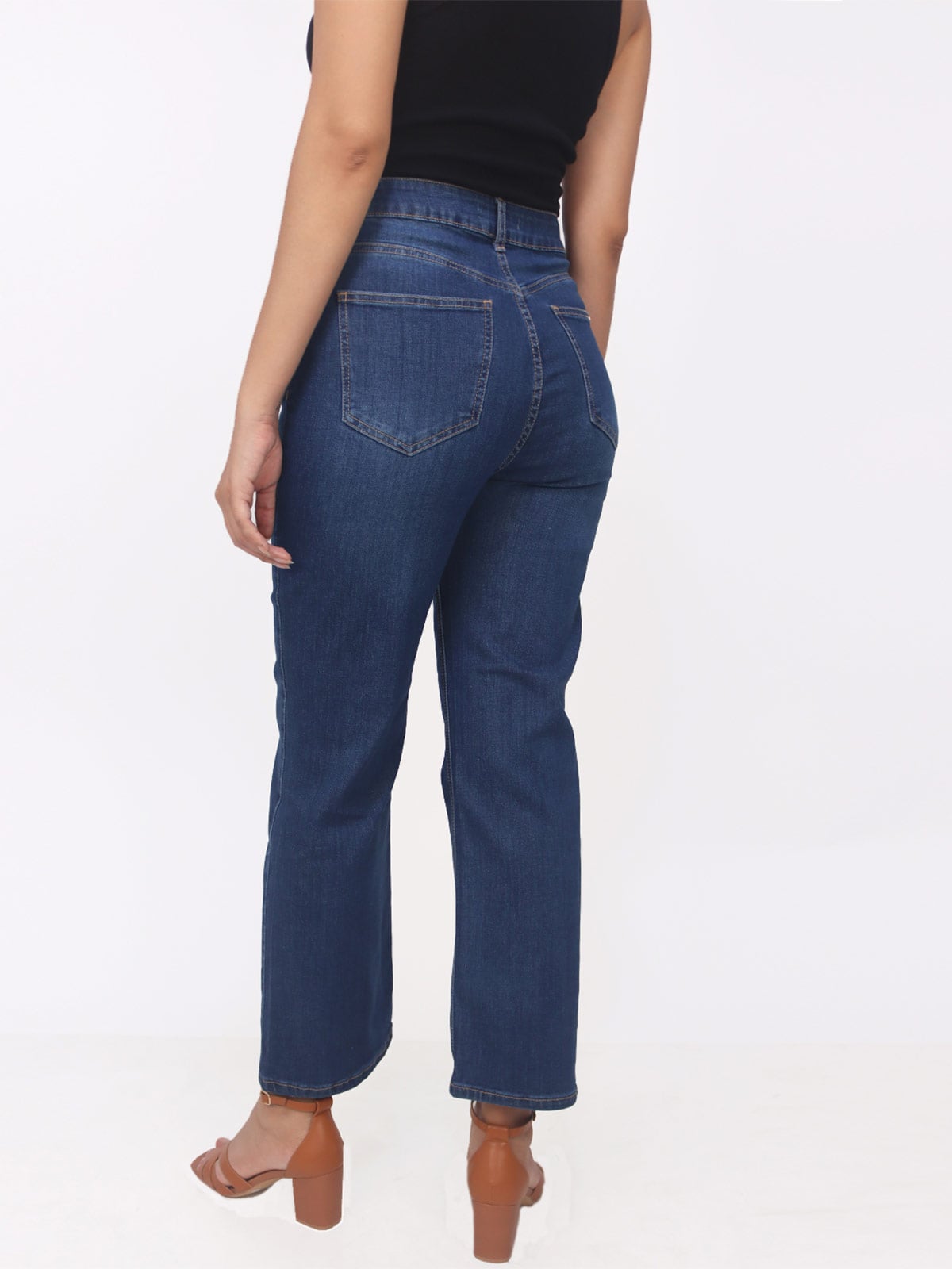JEANS MUJER KAYRA POBLET PERFECT FIT FLARE CROPED - 2