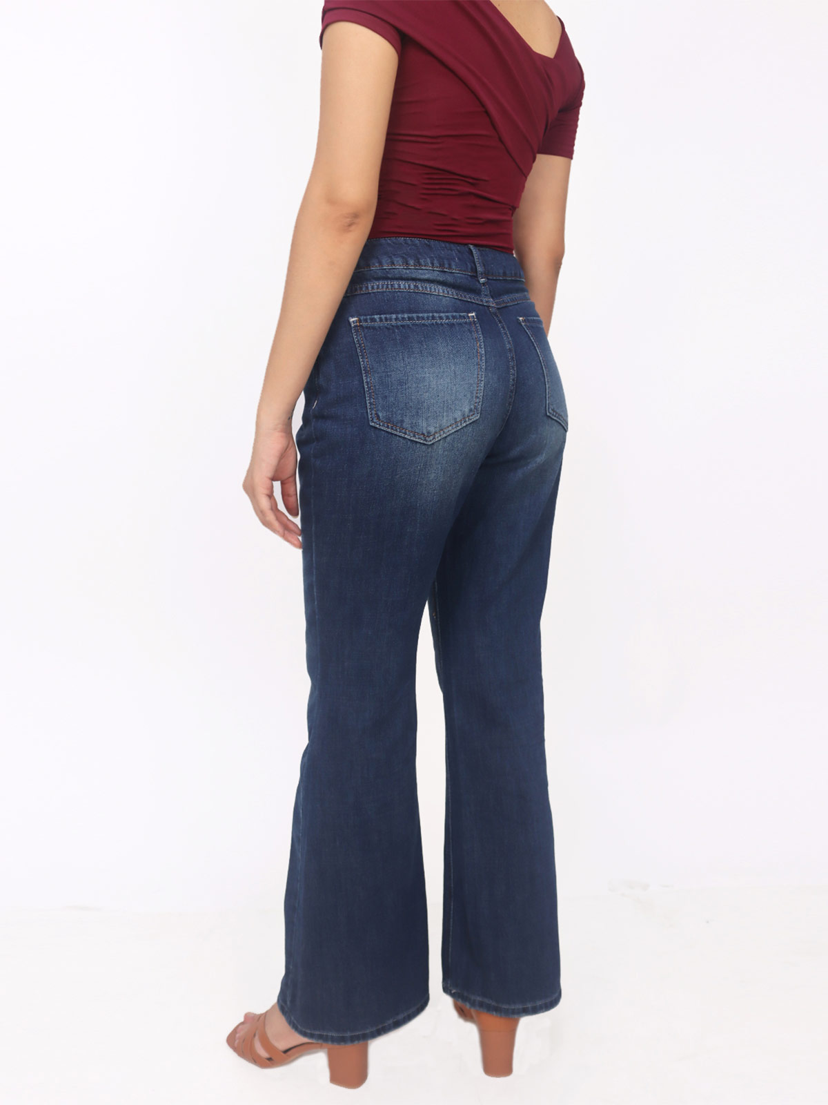 JEANS MUJER KAYRA POBLET PERFECT FIT BAGGY FLARE - 2