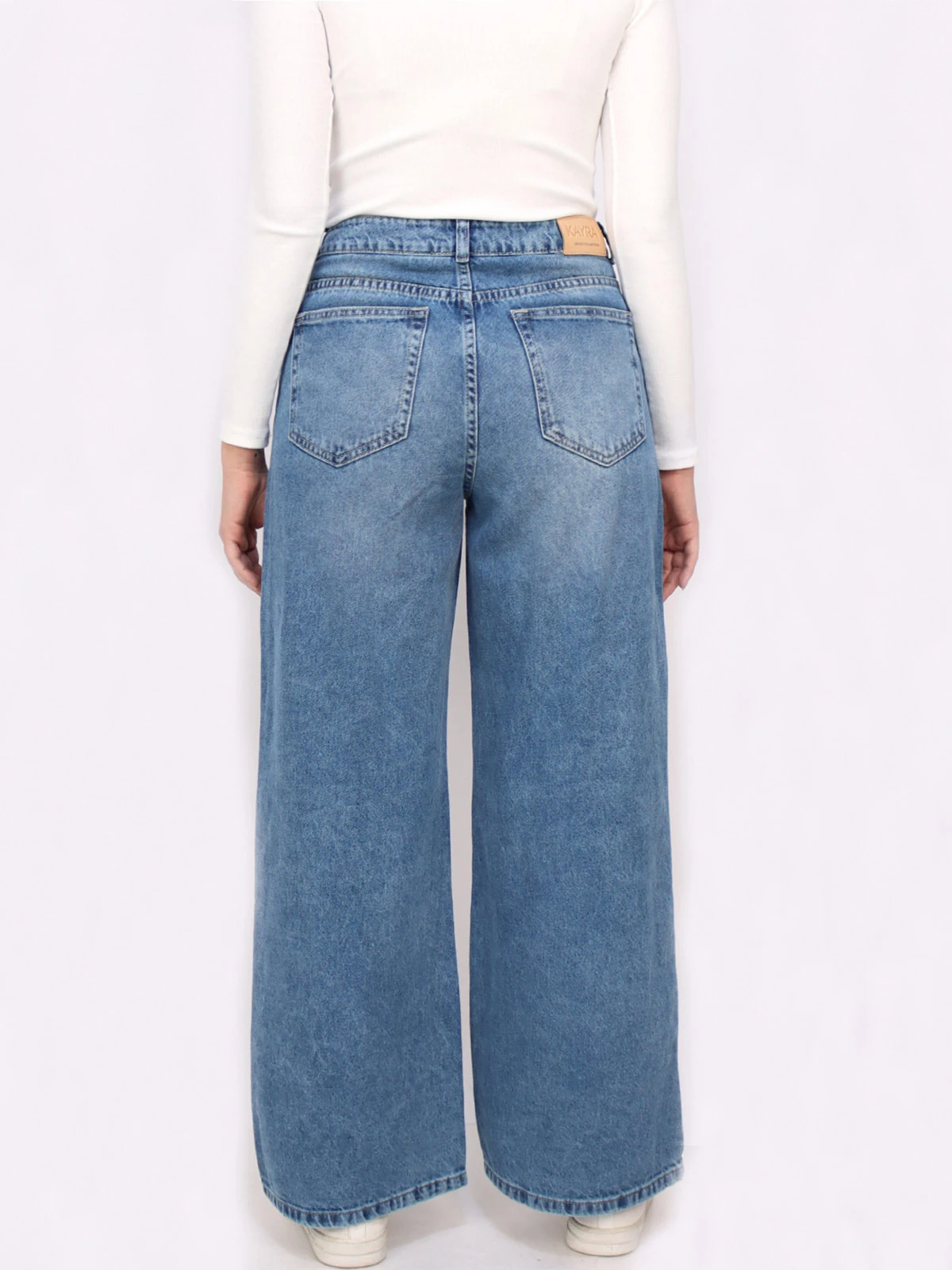 JEANS MUJER KAYRA POBLET PERFECT FIT WIDELEG CRUZADO - 2