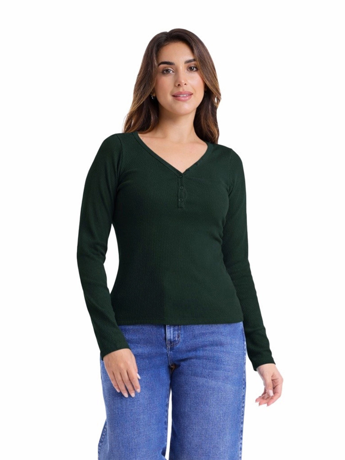 POLO MANGA LARGA MUJER METAL JEANS ALESSIA - 1