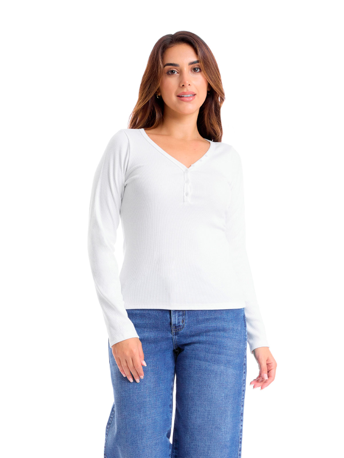 POLO MANGA LARGA MUJER METAL JEANS ALESSIA - 2
