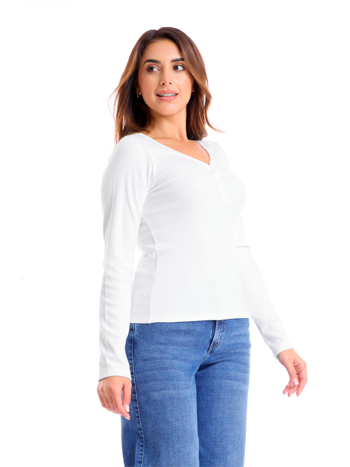 POLO MANGA LARGA MUJER METAL JEANS ALESSIA - 3