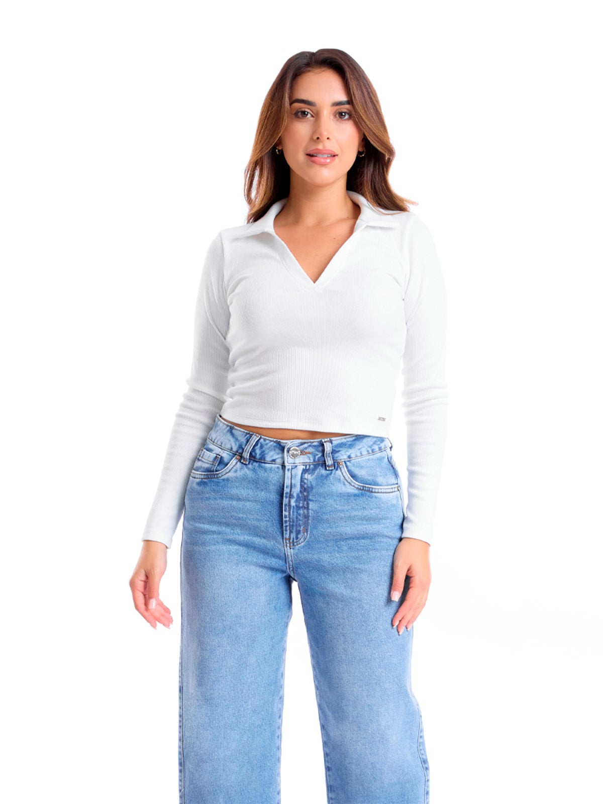 POLO MANGA LARGA MUJER METAL JEANS SAMIRA - 2