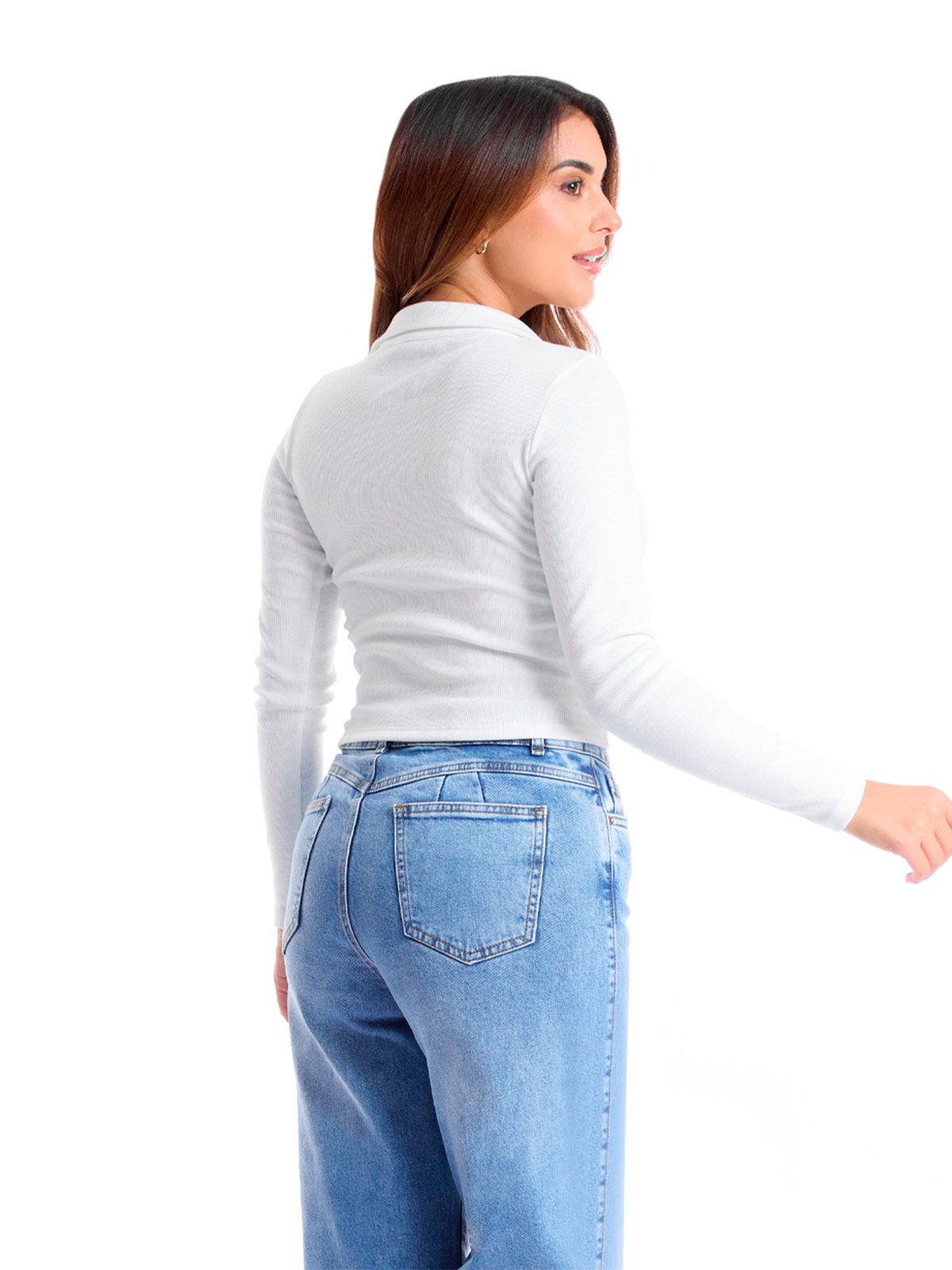 POLO MANGA LARGA MUJER METAL JEANS SAMIRA - 3