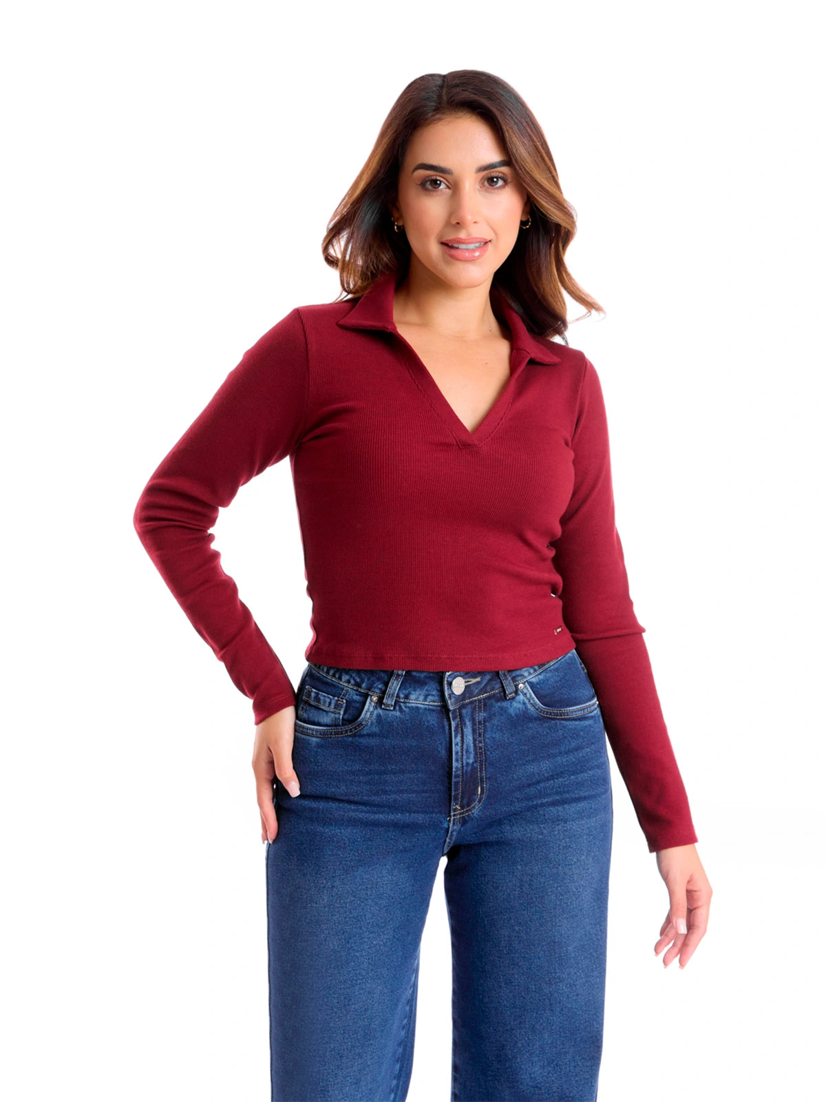 POLO MANGA LARGA MUJER METAL JEANS SAMIRA - 2