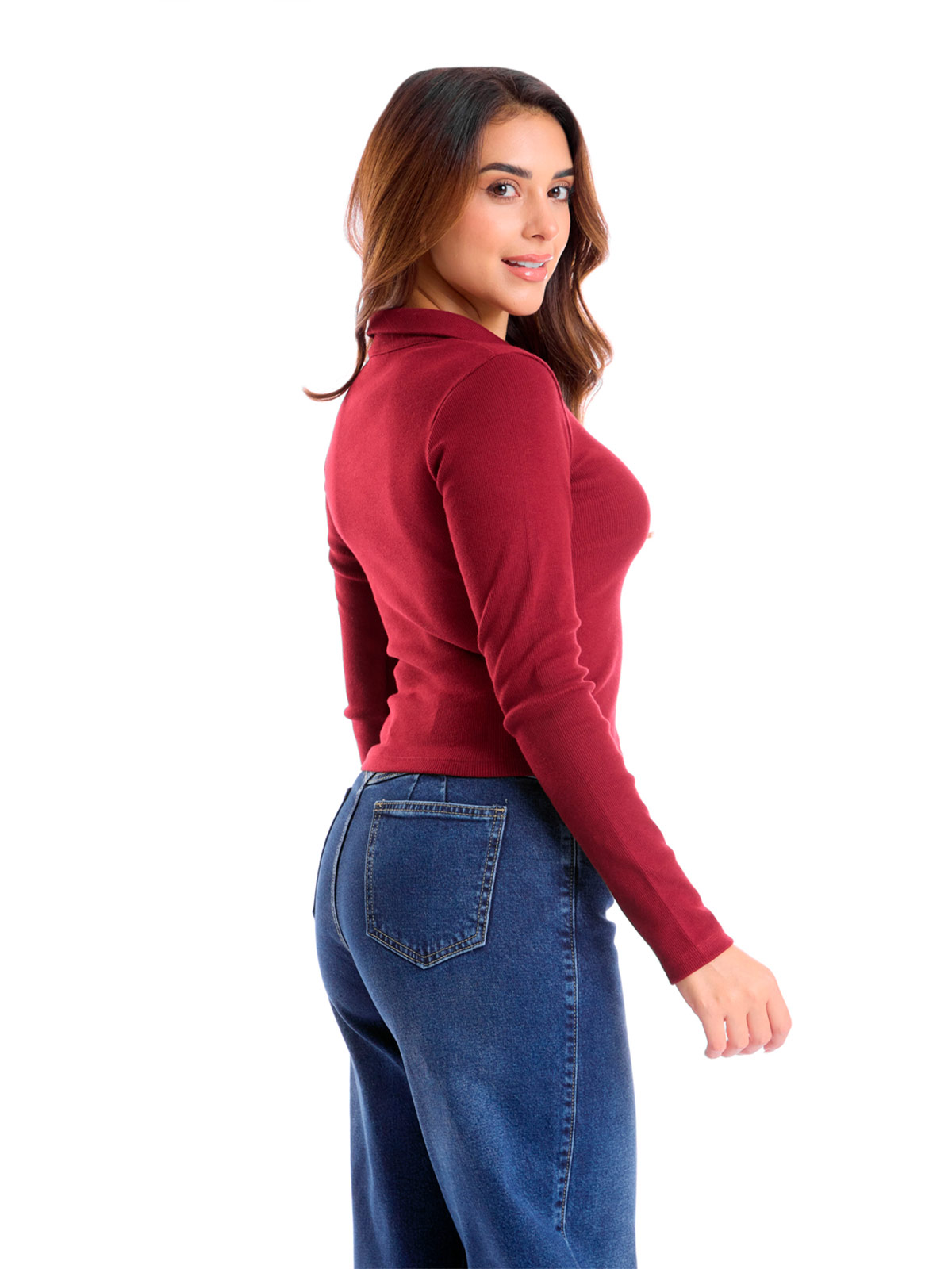 POLO MANGA LARGA MUJER METAL JEANS SAMIRA - 3