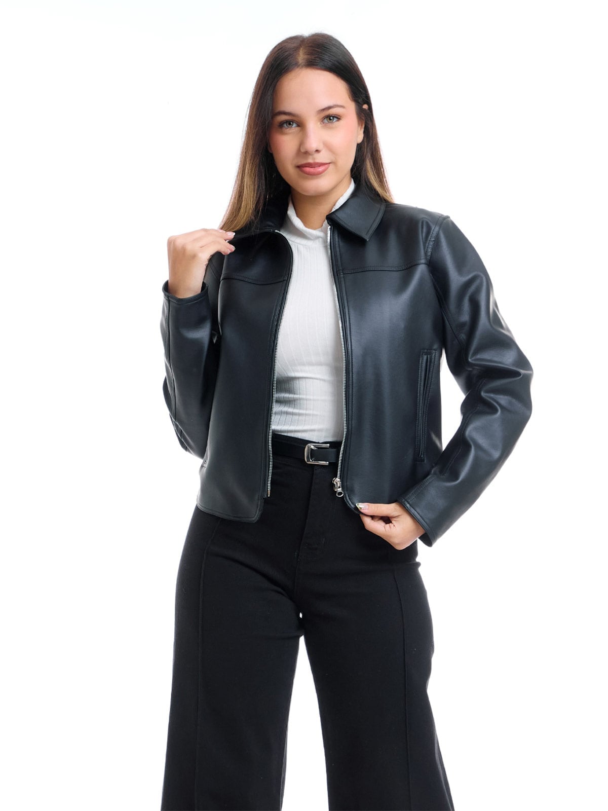 CASACA MUJER METAL JEANS CUERINA ANDREA - 1