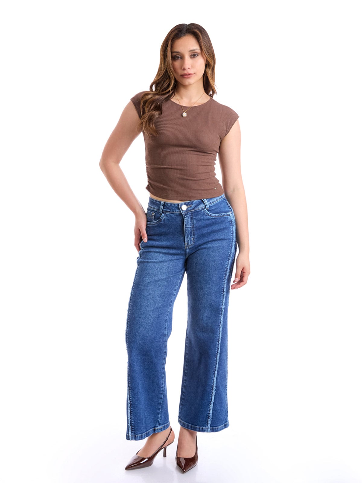 POLO MUJER METAL JEANS WAFER MIA - 1