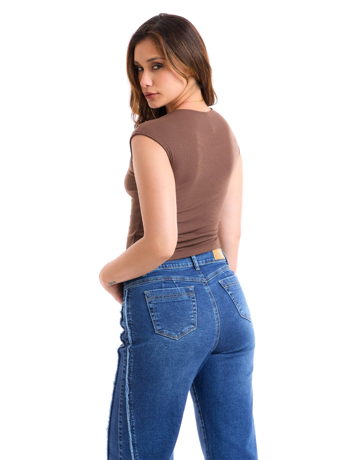 POLO MUJER METAL JEANS WAFER MIA - 3