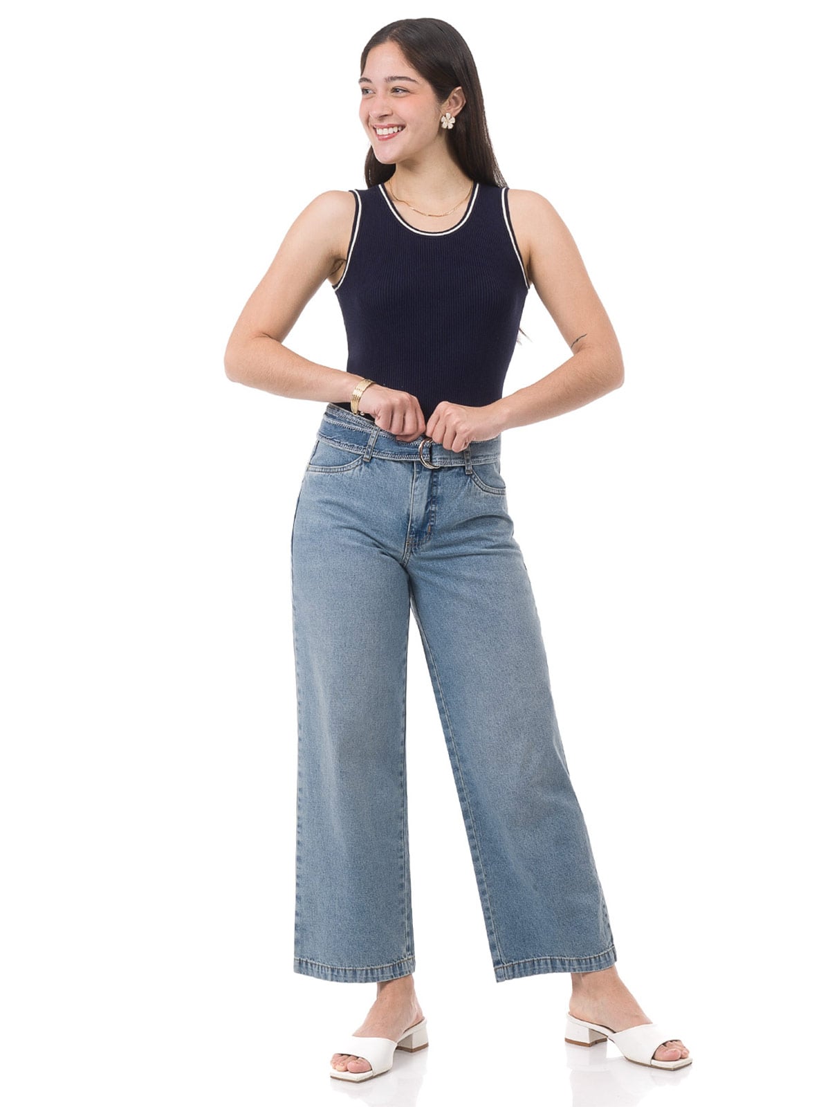 JEANS STRAIGHT MUJER PIONIER PACALA - 1