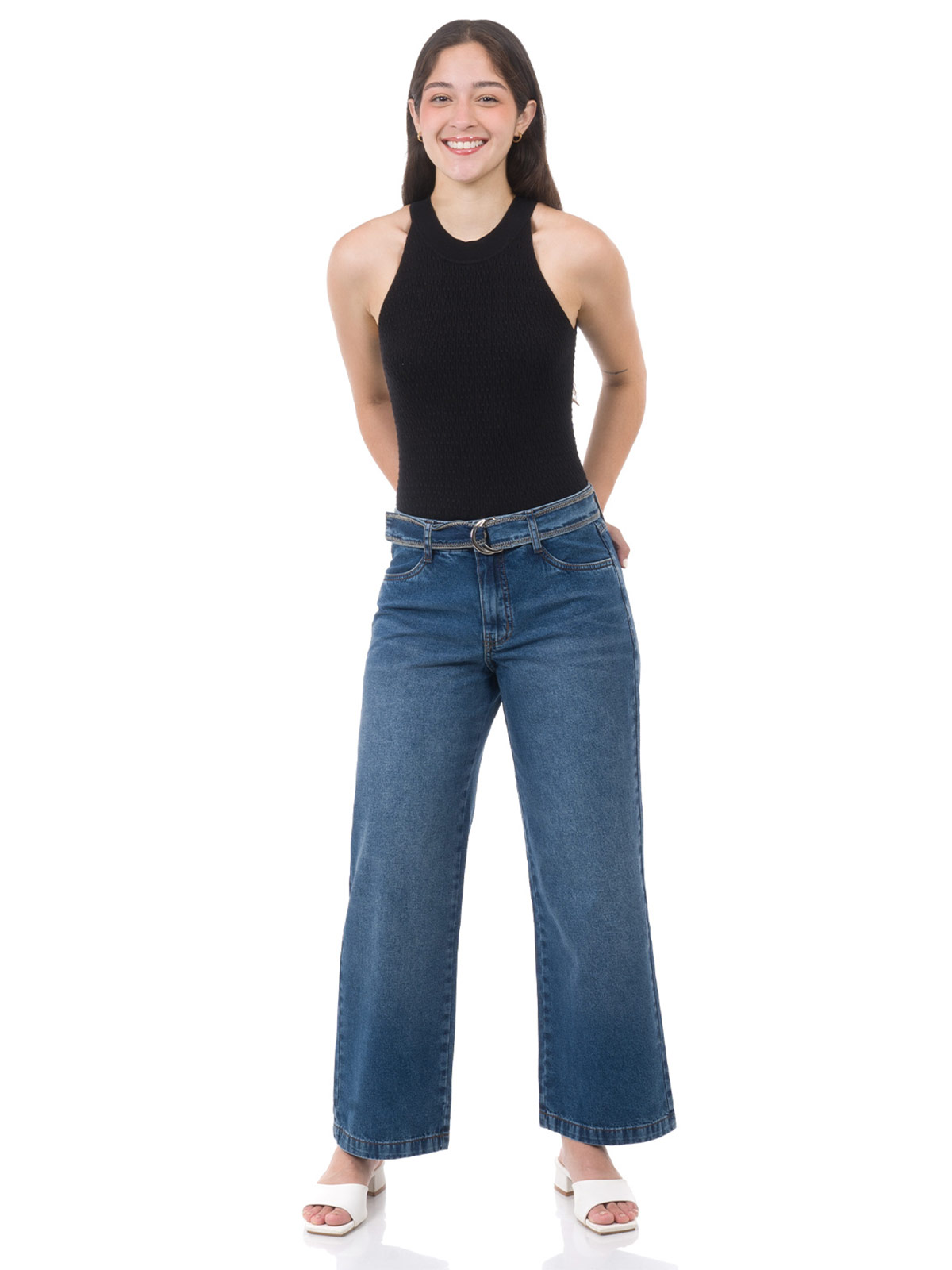 JEANS STRAIGHT MUJER PIONIER PACALA - 1
