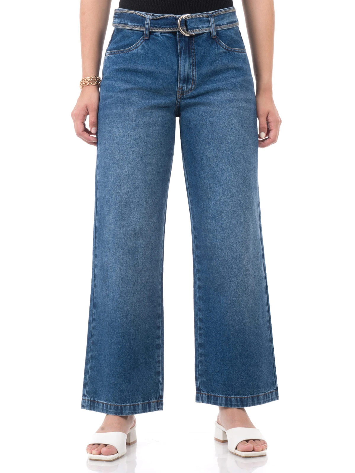 JEANS STRAIGHT MUJER PIONIER PACALA - 2