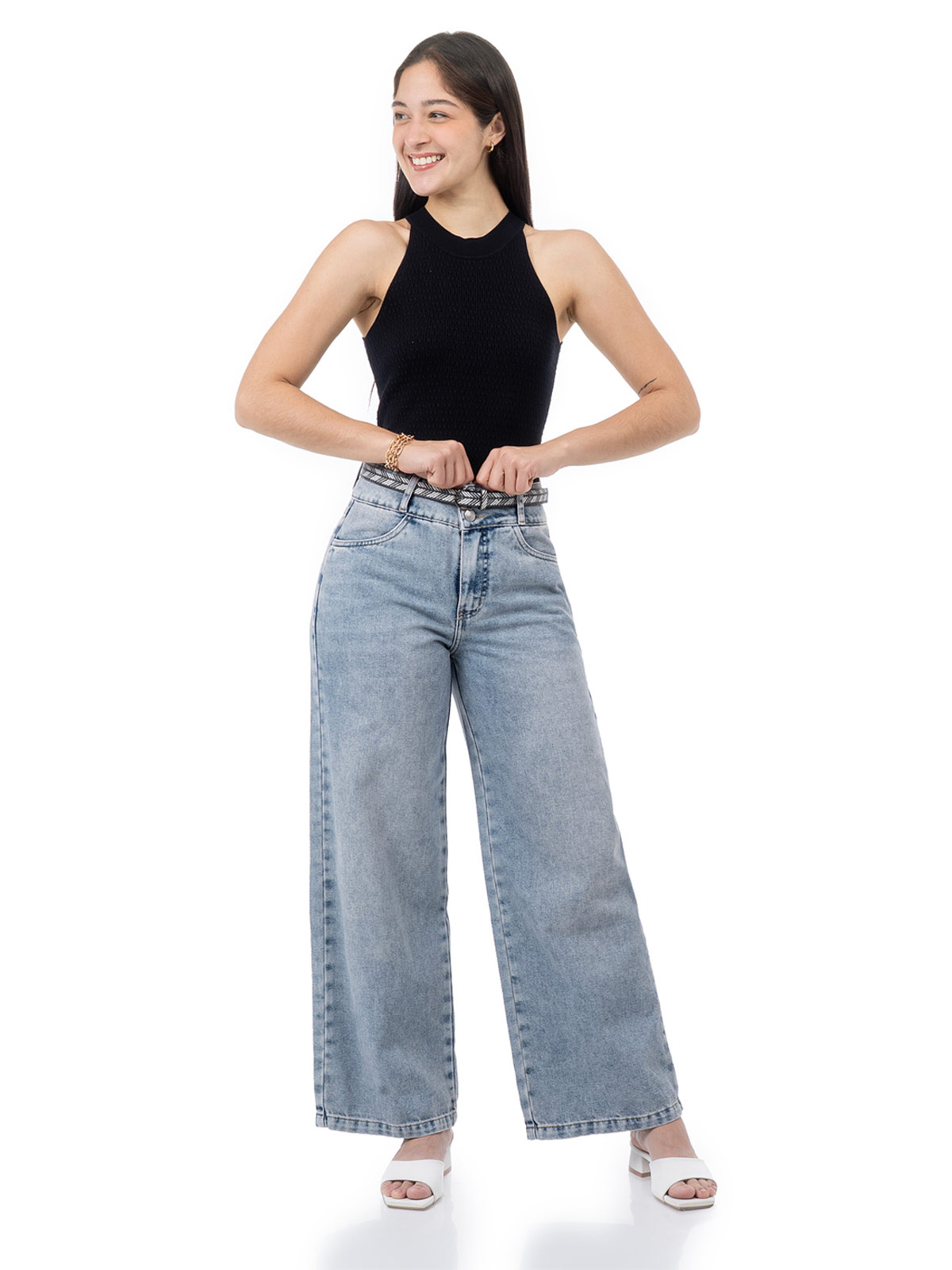 JEANS WIDE LEG MUJER PIONIER SUMIK - 1