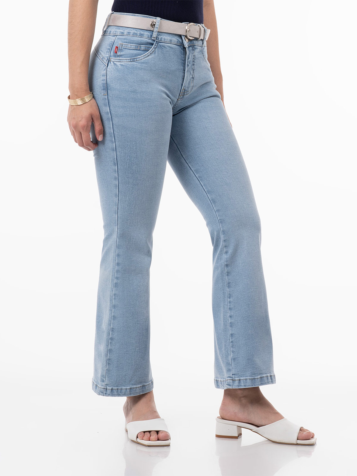 JEANS FLARE MUJER PIONIER FIOREL - 4