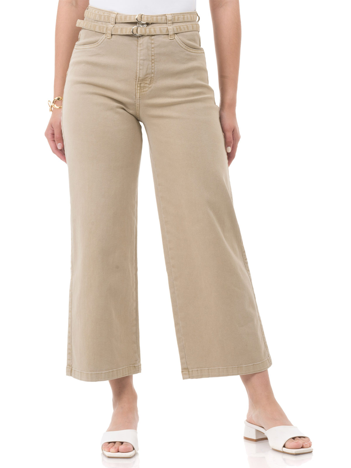 PANTALÓN WIDE LEG MUJER PIONIER VARITD - 2