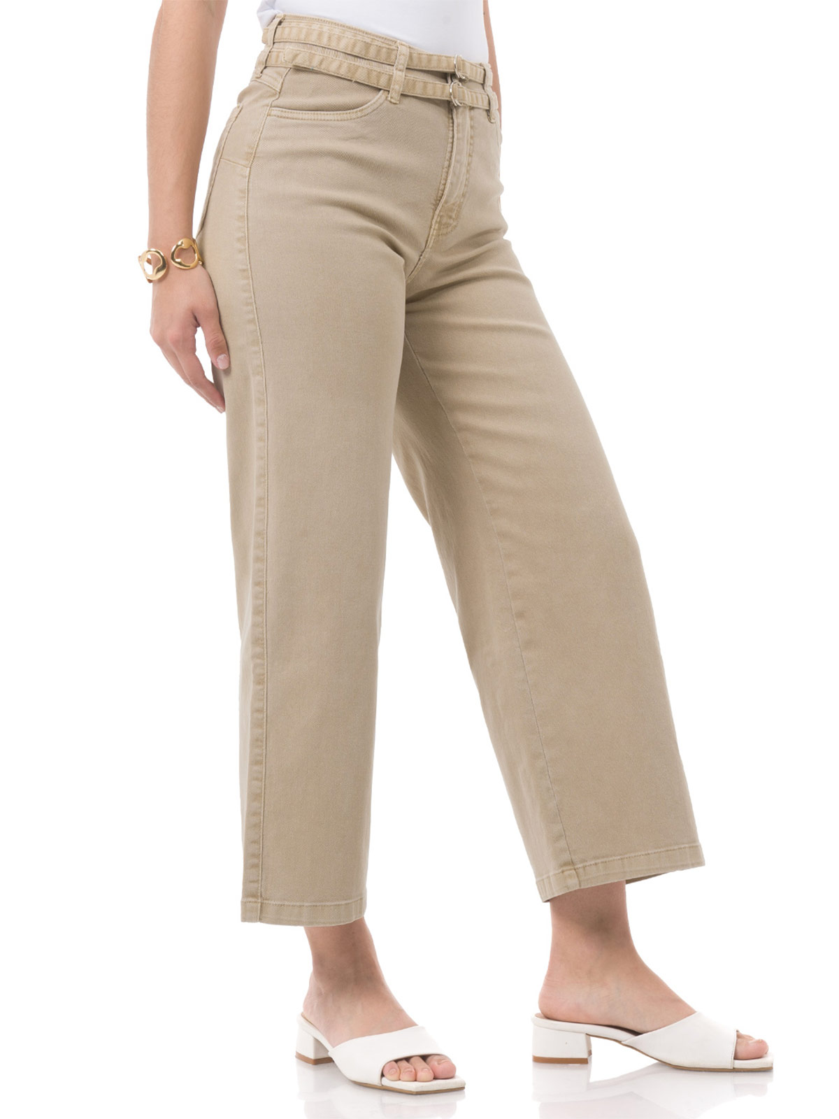 PANTALÓN WIDE LEG MUJER PIONIER VARITD - 4