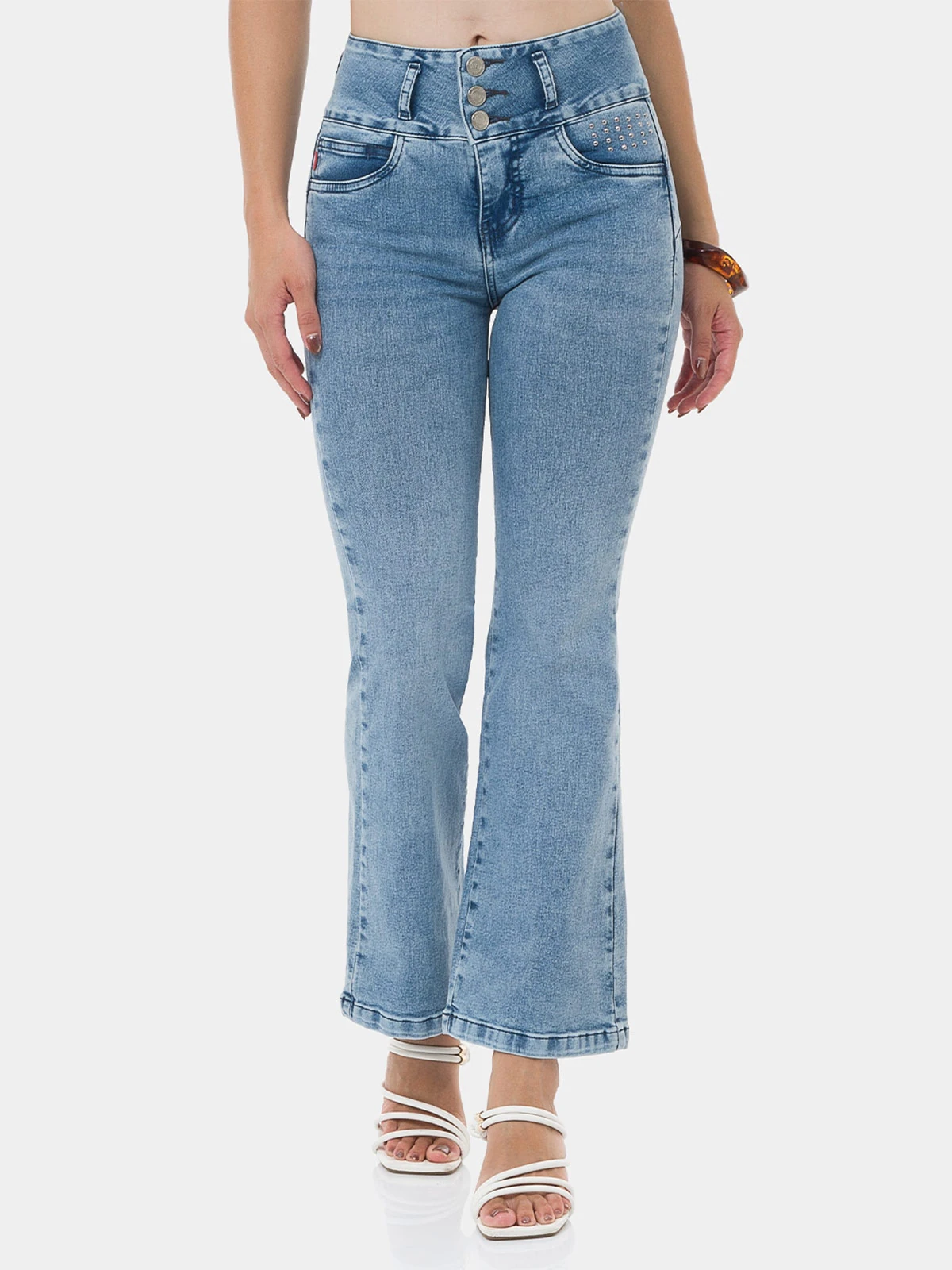 JEANS FLARE MUJER PIONIER PAOLA - 2