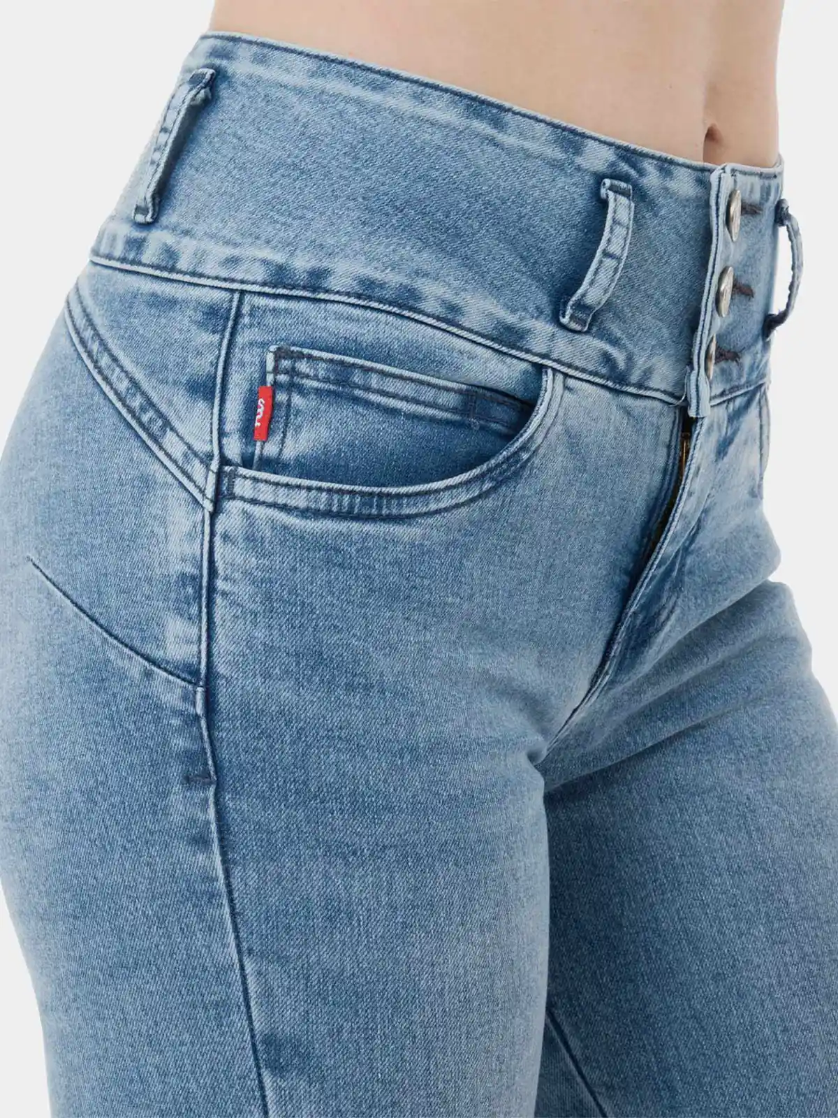 JEANS FLARE MUJER PIONIER PAOLA - 4
