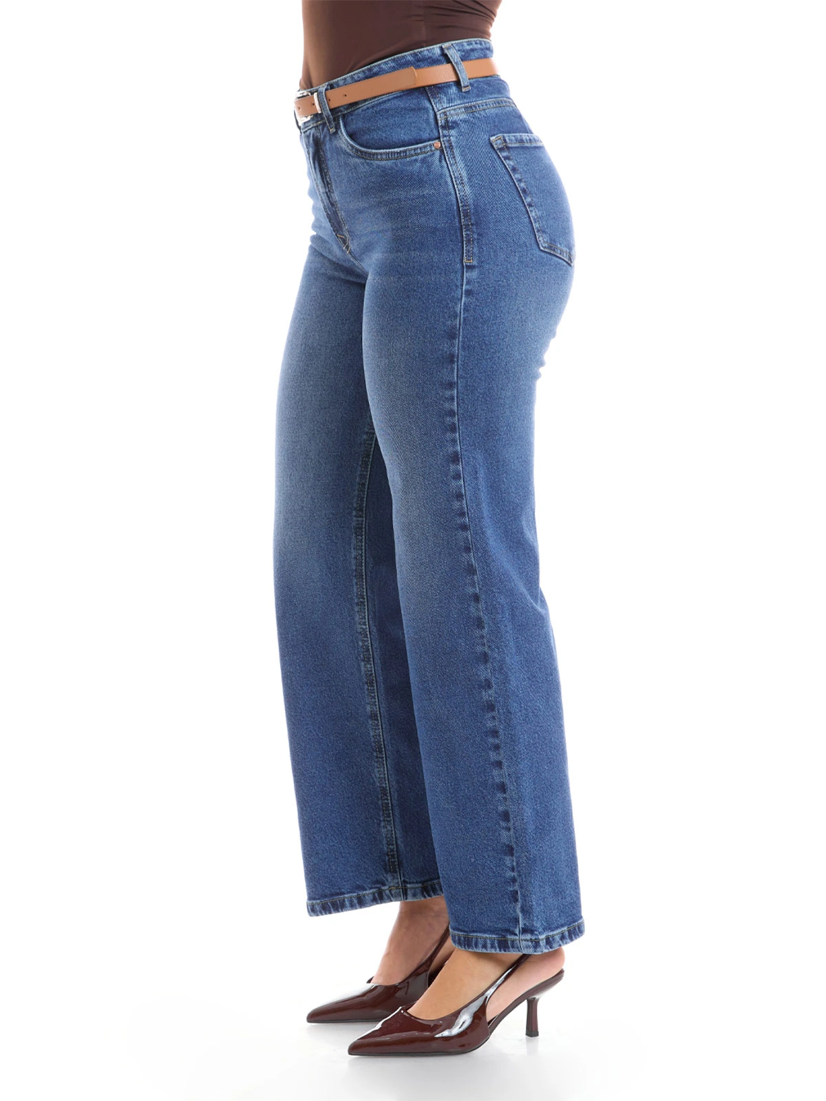 JEANS STRAIGHT CROPPED JEANS MUJER METAL JEANS PALMEIRA - 4