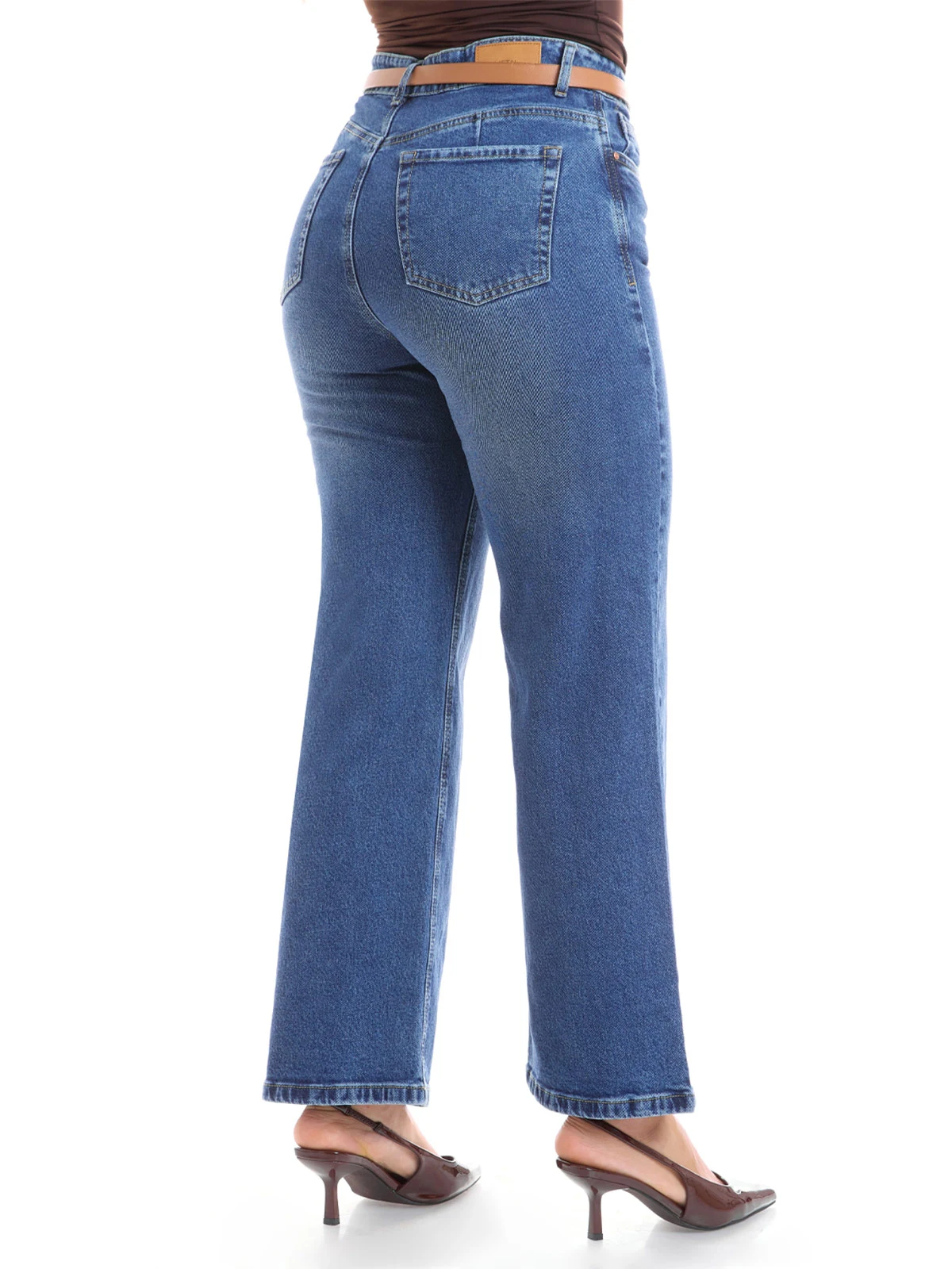 JEANS STRAIGHT CROPPED JEANS MUJER METAL JEANS PALMEIRA - 5