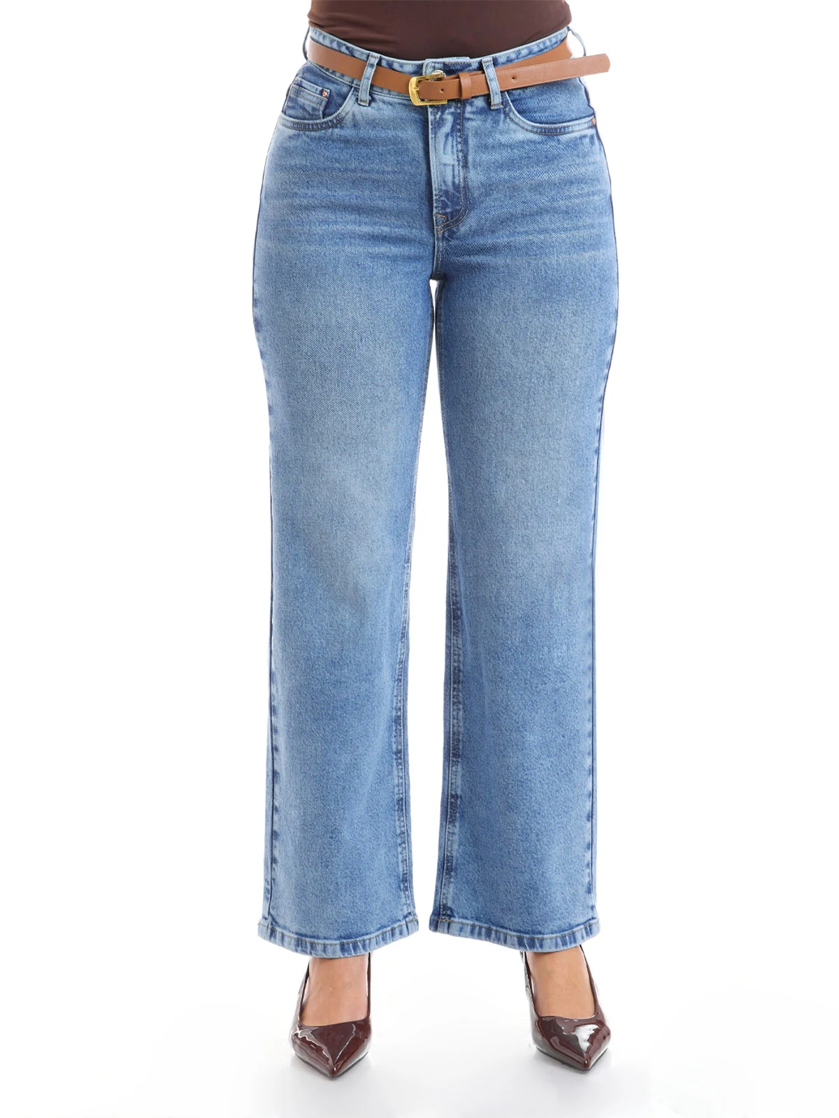 JEANS STRAIGHT CROPPED JEANS MUJER METAL JEANS PALMEIRA - 2